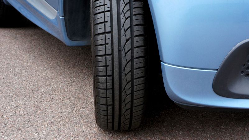 Why are rubber tires used in cars