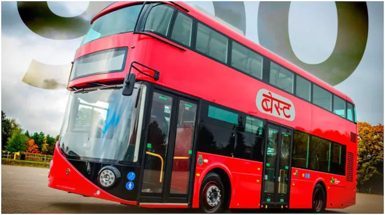 Mumbai double decker bus electric Twitter