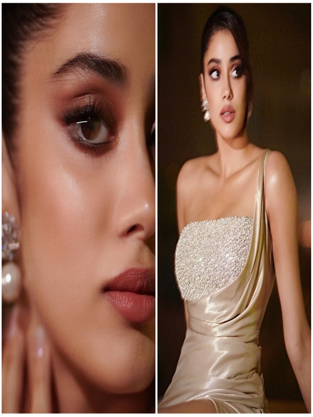 Janhvi Kapoor showed her stunning beauty in a Thai high-slit dress