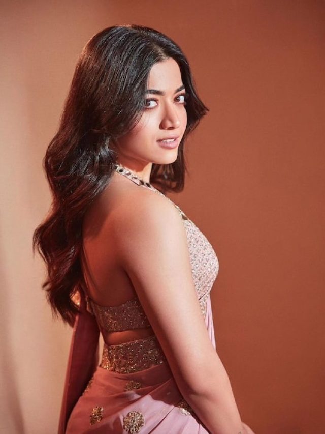 See All The Pictures Of Rashmika Mandanna Looking Gorgeous In A Gorgeous Pink Saree