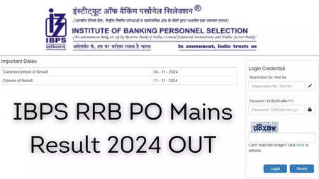 IBPS RRB PO Mains Result 2024