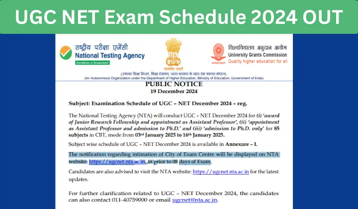 UGC NET December 2024