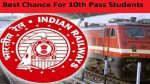 Railway Jobs for 10th Pass & ITI Holders! Get Training with Stipend