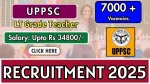 UP LT Grade Teacher Vacancy 2025: 7666 Posts Announced