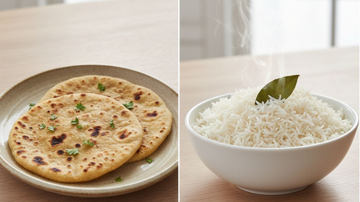 Roti Or Rice At Night